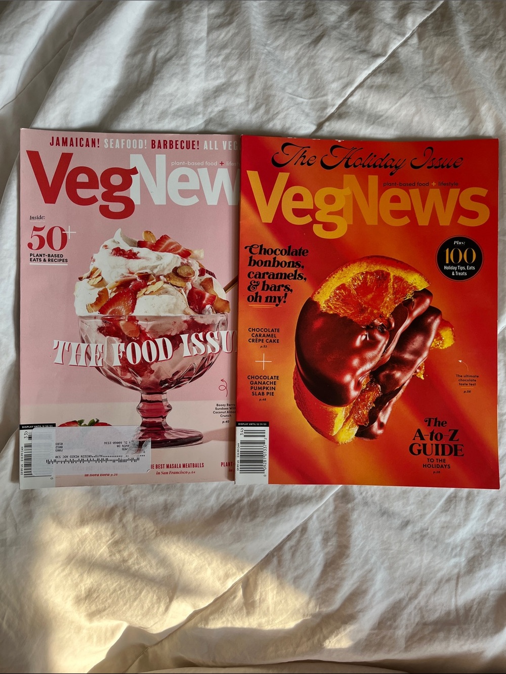 VegNews 2023 Vegan Magazine Set of 2